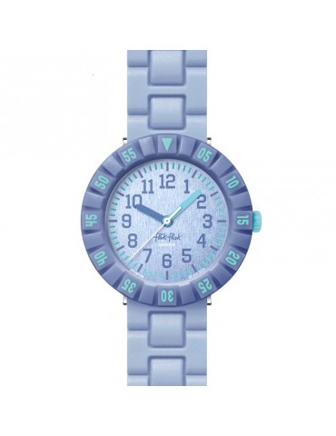 Orologio Flik Flak - Denimology - Solo Tempo - 37mm - Blu - ZFCSP128