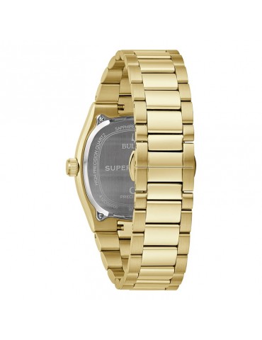 Bulova Watch - Super Seville Quartz Precisionist 38mm Gold White - 0 2