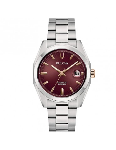 Bulova Men's Watch - Surveyor Mechanical Automatic 39mm Red Rose Gold - 0