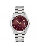 Orologio Bulova Uomo - Surveyor Meccanico Automatico 39mm Rosso Rose Gold - 98B422