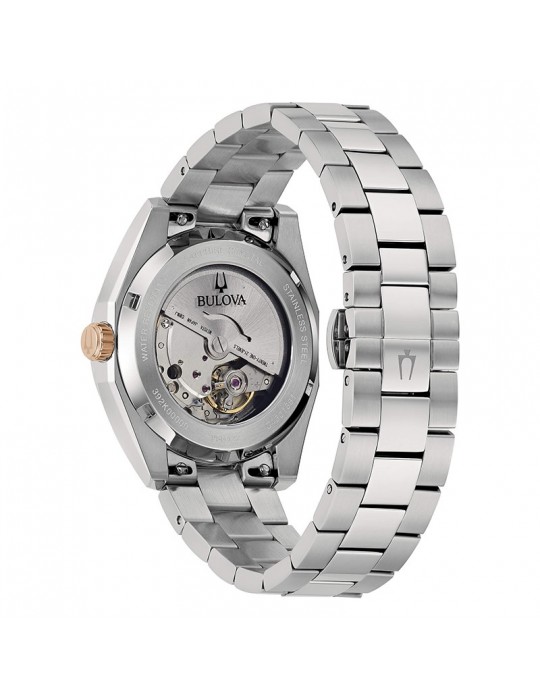 Orologio Bulova Uomo - Surveyor Meccanico Automatico 39mm Rosso Rose Gold - 98B422