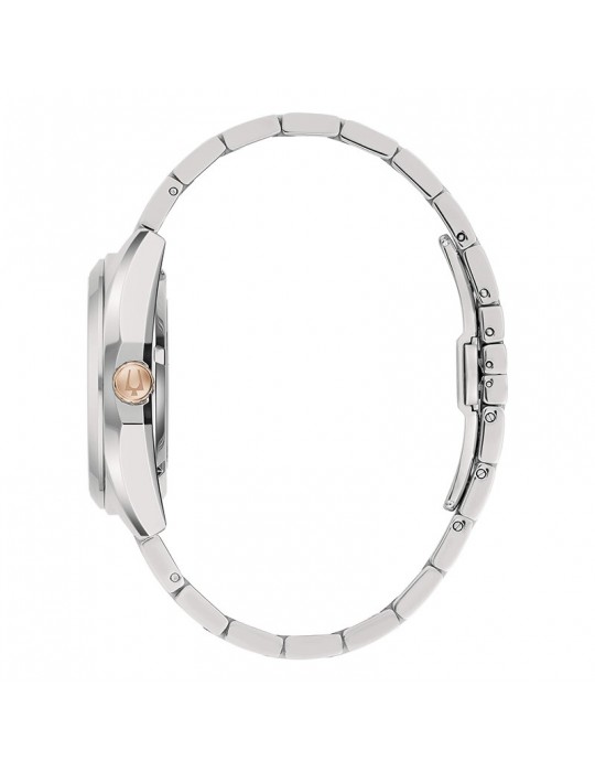 Orologio Bulova Uomo - Surveyor Meccanico Automatico 39mm Rosso Rose Gold - 98B422