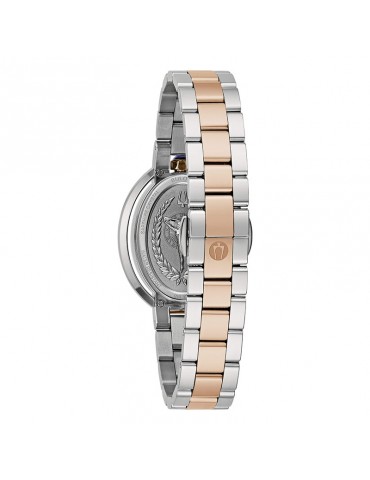 Bulova Women's Watch - Rubaiyat Quartz 29mm Silver Rose Gold with Steel Bracelet - 0 2
