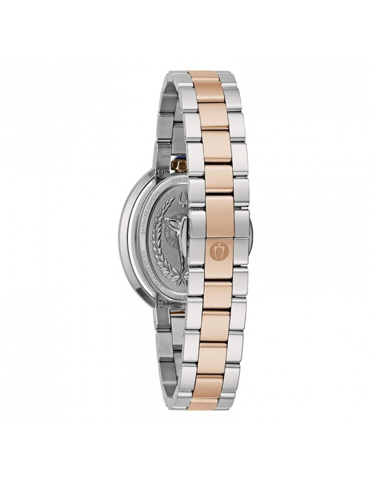 Orologio Bulova - Rubaiyat Quarzo 29mm Argento Rose Gold - Bracciale in Acciaio - 98L322