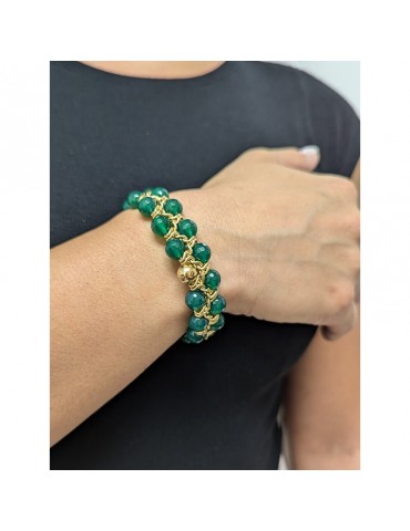 Giadan Bracelet - Must - Green Agate Spheres - GIADAN15