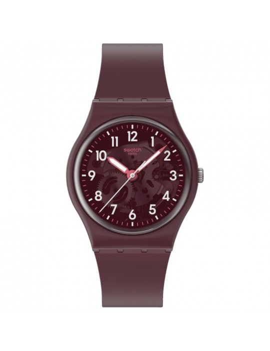 Orologio Swatch-Essentials-Thru the Crown Glass-34mm-Bordeaux-SO28R115