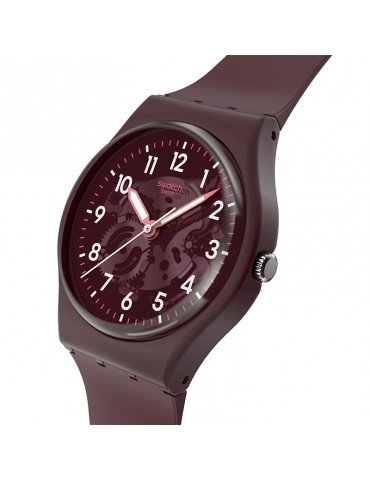 Swatch Watch - Essentials -Thru the Crown Glass-34mm-Bordeaux-SO28R115 2