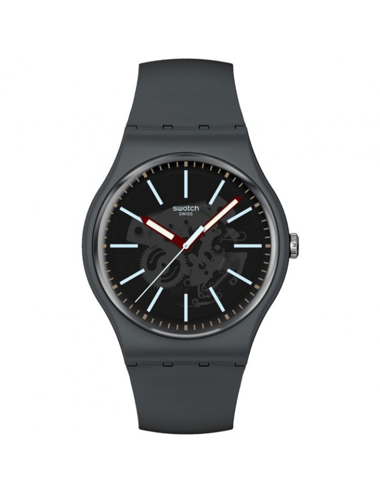 Orologio Swatch - Coblestone Street - 41mm - Grigio Scuro - SO29A101