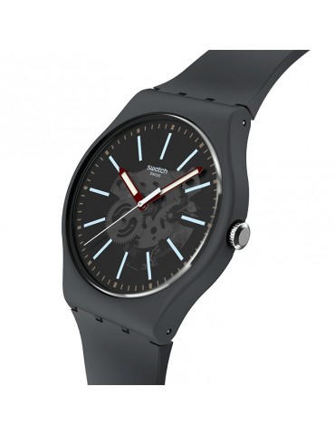 Swatch Watch - Coblestone Street - 41mm - Dark Gray - SO29A101 2