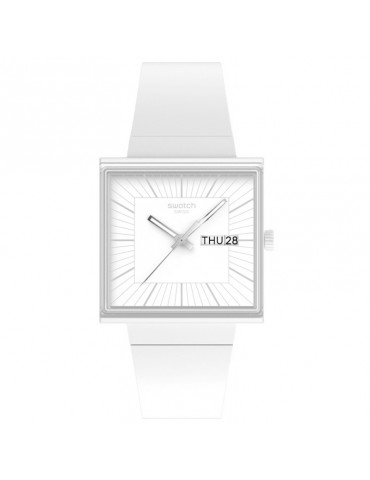 Orologio Swatch - What If... Allwhite - 42mm - Bianco - SO34W700