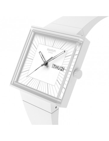 Orologio Swatch - What If... Allwhite - 42mm - Bianco - SO34W700 2
