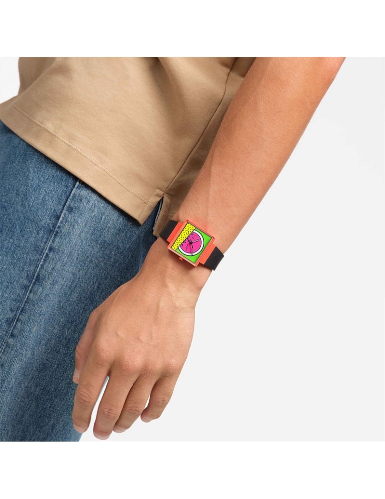 Swatch Watch - Break Time - Black - 42mm - Multicolor - SO34Z101