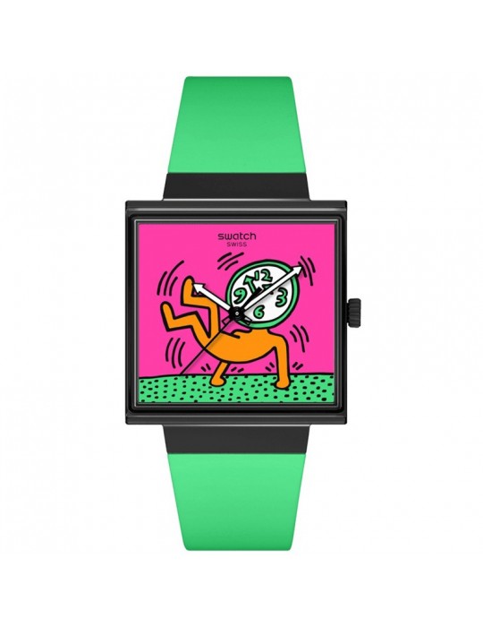 Orologio Swatch - Breaks Off - Verde - 42mm - Multicolore - SO34Z102