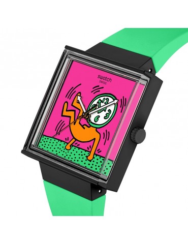 Swatch Watch - Breaks Off - Green - 42mm - Multicolor - SO34Z102 2