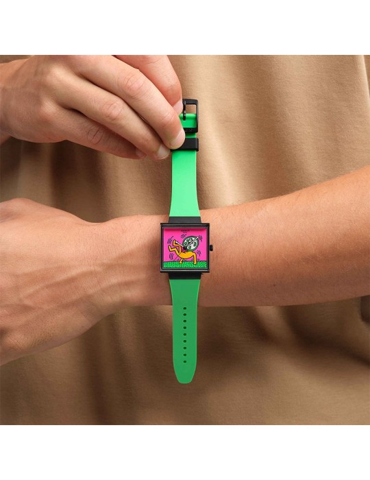 Orologio Swatch - Breaks Off - Verde - 42mm - Multicolore - SO34Z102