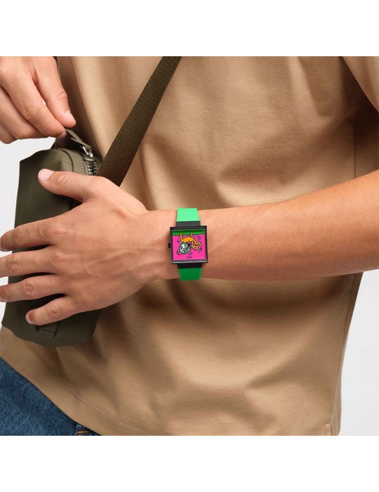 Orologio Swatch - Breaks Off - Verde - 42mm - Multicolore - SO34Z102