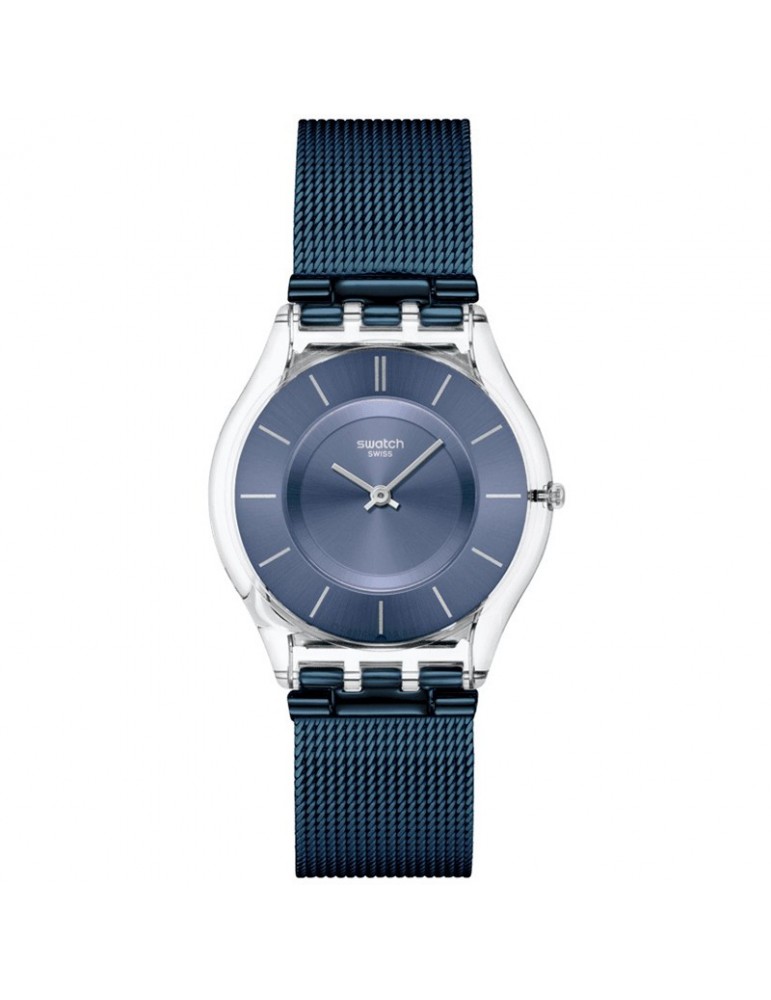 Orologio Swatch - Cool Skies - Blu - 34mm - Trasparente - SS08K120M