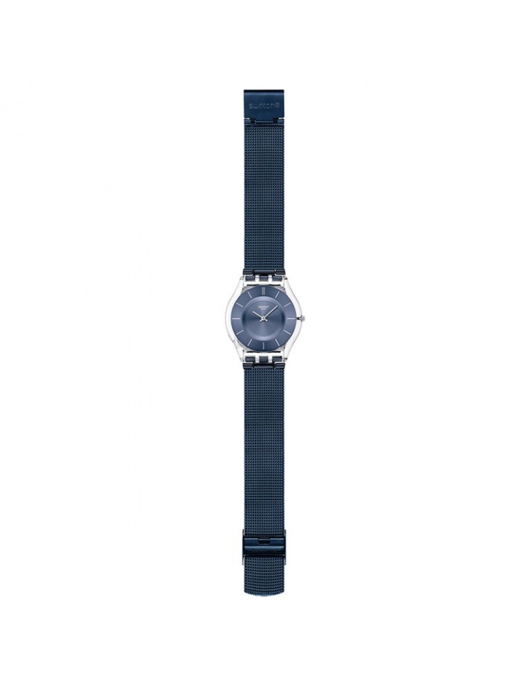 Orologio Swatch - Cool Skies - Blu - 34mm - Trasparente - SS08K120M