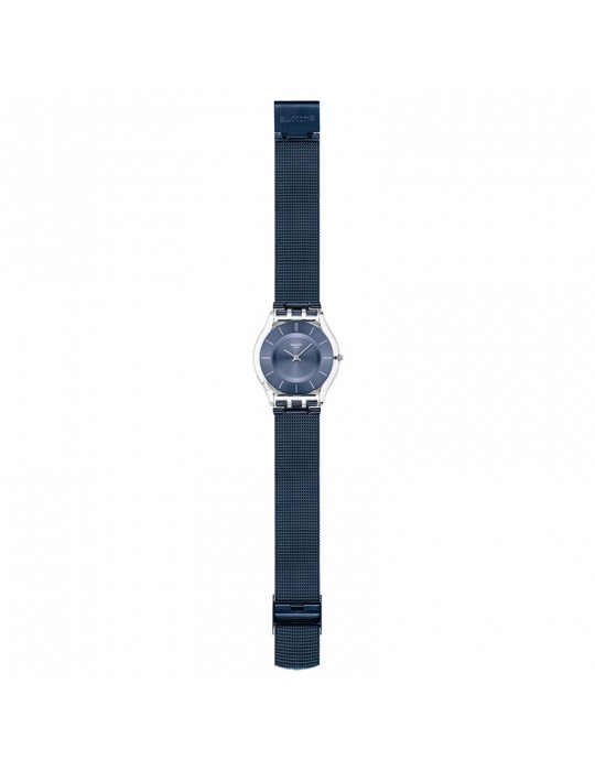 Orologio Swatch - Cool Skies - Blu - 34mm - Trasparente - SS08K120M
