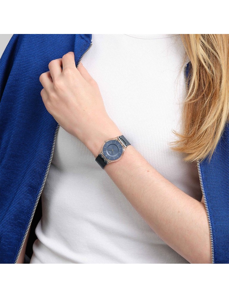 Orologio Swatch - Cool Skies - Blu - 34mm - Trasparente - SS08K120M