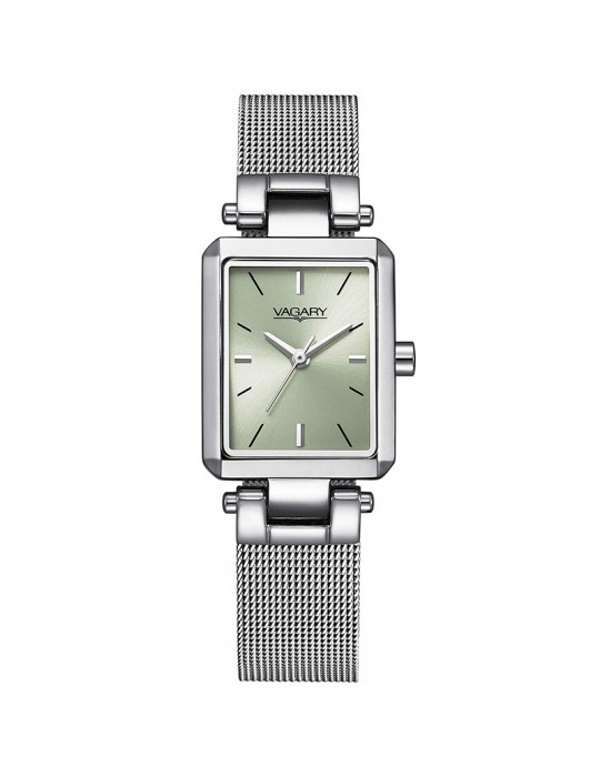 Vagary Watch - Flair - Only Time - Silver - 21mm - Green - IK7-911-41