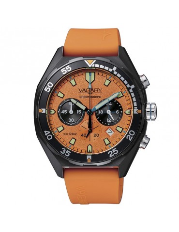 Orologio Vagary - Aqua39 - Cronografo - Arancione - 41mm - IV2-044-90