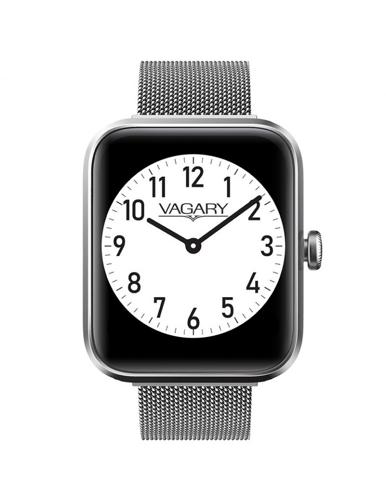 Vagary Smartwatch - X02A - Milano Jersey - 34mm - Silver - X02A-006VY
