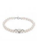 Bracciale Miluna - Boule e Fantasia - Perle Freshwater 5-5,5mm e Diamanti Naturali - PBR3567