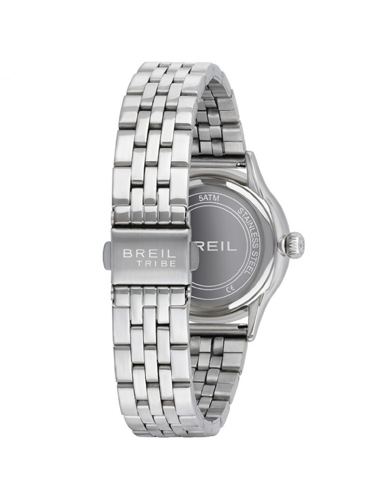 Orologio Breil Tribe - Classy - Tempo e Data-Silver-32mm-Bianco-EW0495
