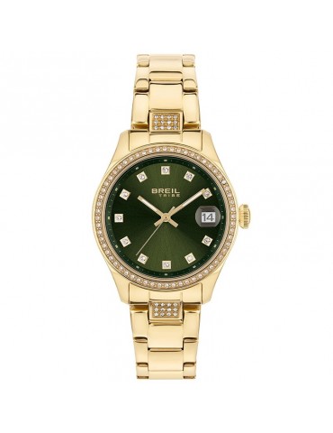 Breil Watch - Classic Elegance - Gold - 32mm - Green - EW0724