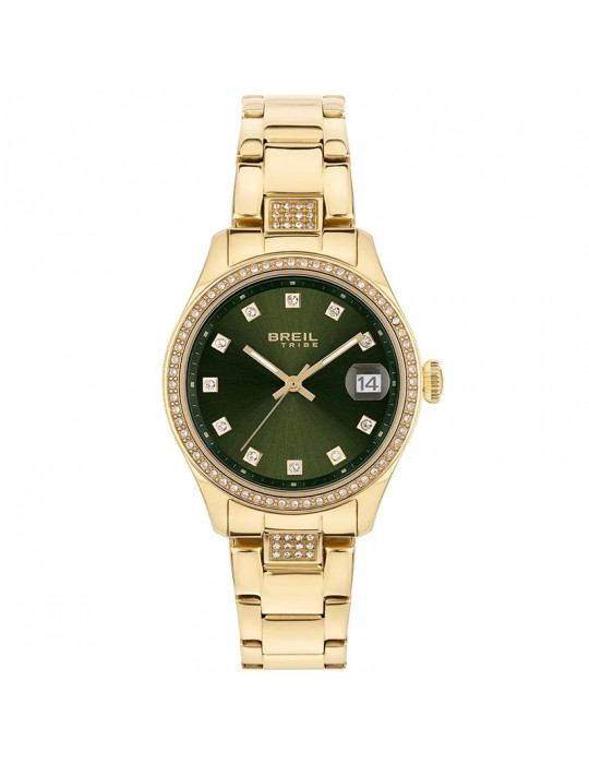 Breil Watch - Classic Elegance - Gold - 32mm - Green - EW0724