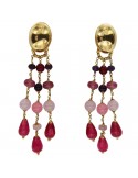 Giadan Earrings - Artelier - 925% Silver Gold-Agate-Jade-GIADAN37