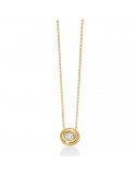 Collana Miluna - in Oro Giallo 18 Carati Punto Luce con Diamante Naturale - CLD4791G-007