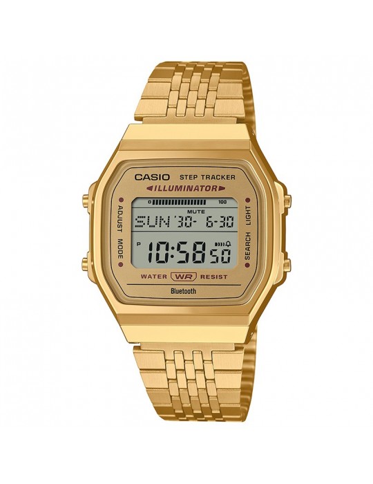 Casio Watch - Vintage - Digital -38mm-Gold-Bluetooth-ABL100WEG9AEF Casio Watch - Vintage - Digital -38mm-Gold-Bluetooth-ABL100WEG9AEF