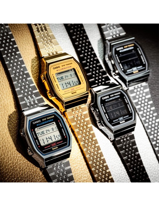 Casio Watch - Vintage - Digital -38mm-Gold-Bluetooth-ABL100WEG9AEF