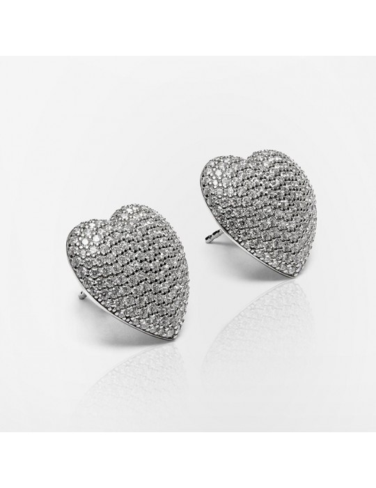 Chiara Ferragni Earrings - Heart - Cubic Zirconia - J19AXD30
