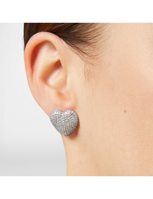 Chiara Ferragni Earrings - Heart - Cubic Zirconia - J19AXD30