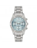 Orologio Breil Tribe - C'est Chic-Azzurro-36mm-Silver-Cristalli-EW0725
