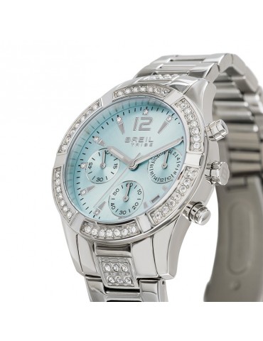 Breil Tribe Watch - C'est Chic-Light Blue-36mm-Silver-Crystals-EW0725 2