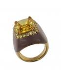 Giadan Ring - Mariquita - Yellow Crystal - Size 16 - GIADAN02