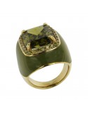 Giadan Ring - Mariquita - Green Crystal - Size 14 - GIADAN03