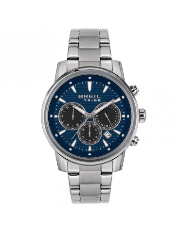 Orologio Breil Tribe-Caliber-Cronografo-Silver-43mm-Blu e Nero-EW0728