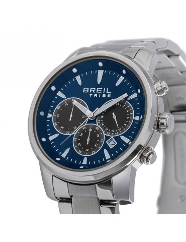 Orologio Breil Tribe-Caliber-Cronografo-Silver-43mm-Blu e Nero-EW0728 2