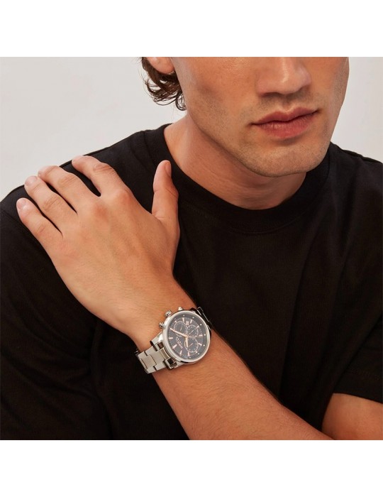 Orologio Breil Tribe - Caliber - Silver - 43mm-Nero e Rose Gold-EW0729