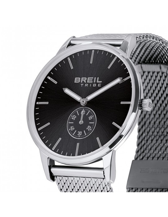 Breil Tribe Watch - Avery - Silver - 41mm - Black - EW0730