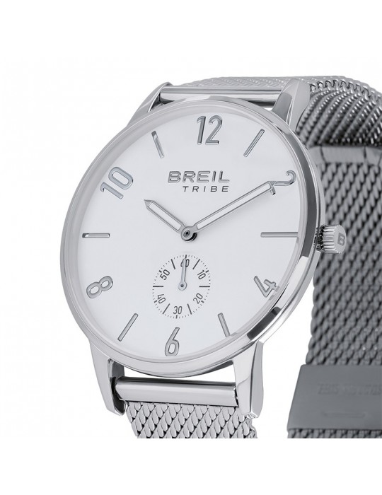 Breil Tribe Watch - Avery - Silver - 41mm - White - EW0732