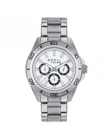 Orologio Breil Tribe - Challenge - Silver - 42mm - Bianco - EW0733