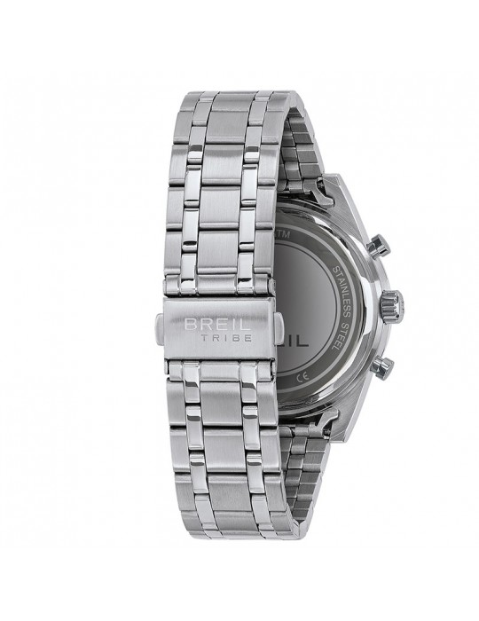 Orologio Breil da Uomo - Rank - Cronografo - Silver - 40mm -Blu-EW0735