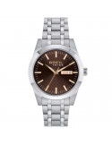Orologio Breil - Rank - Tempo e Data -Silver-40mm-Marrone Avana-EW0737