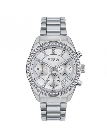 Orologio Breil Tribe - Azure - Cronografo-36mm-Silver-Cristalli-EW0738